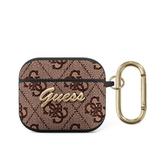 Guess 4G Script Case for AirPods (3.gen) Brown