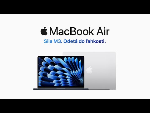 15-palcový MacBook Air: Apple M3 čip s 8jadrovým CPU a 10jadrovým GPU, 8GB RAM, 512GB SSD - Kozmická sivá