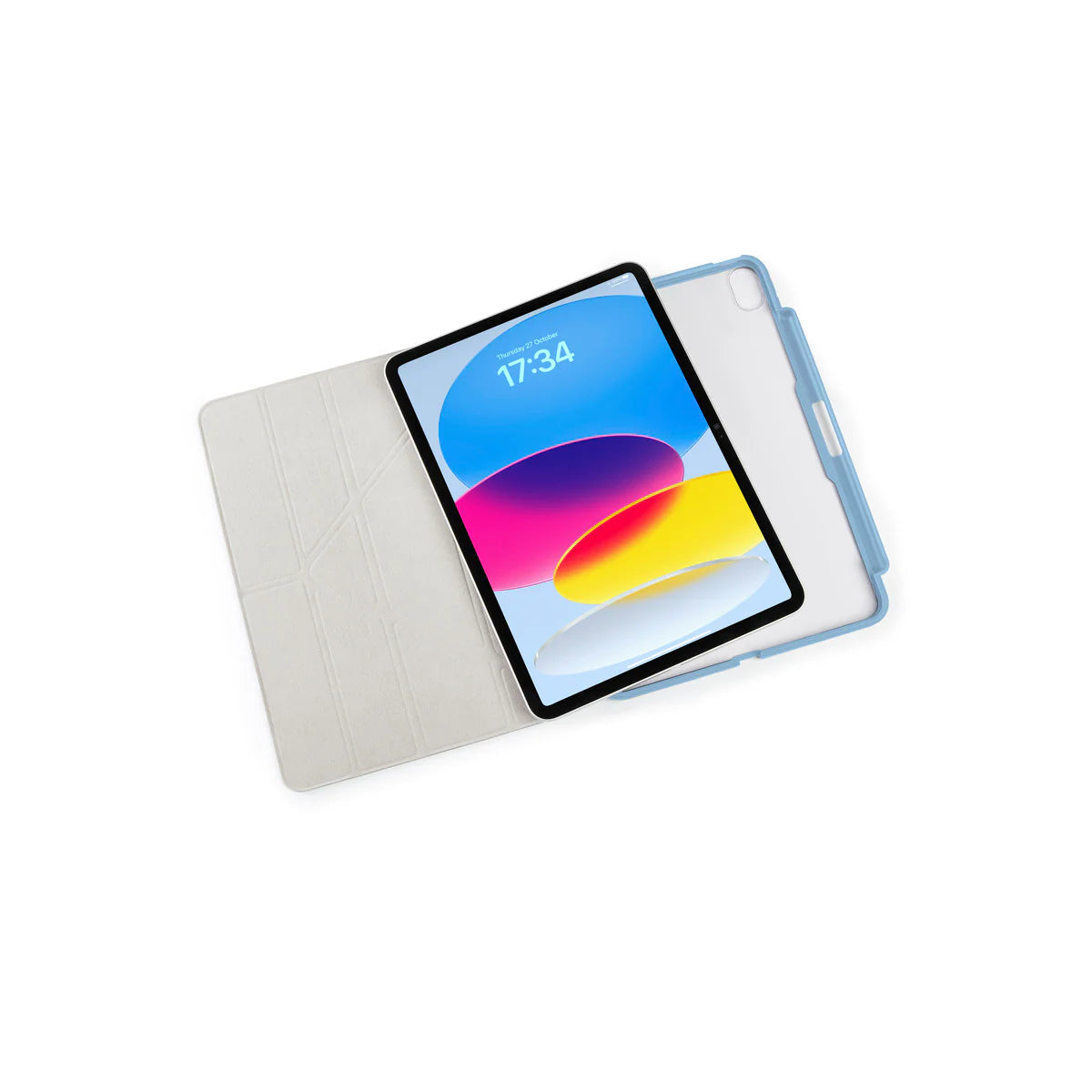 Kryt pre iPad (11./10. generácie) Pipetto Origami No1 Original Case - svetlo modrý