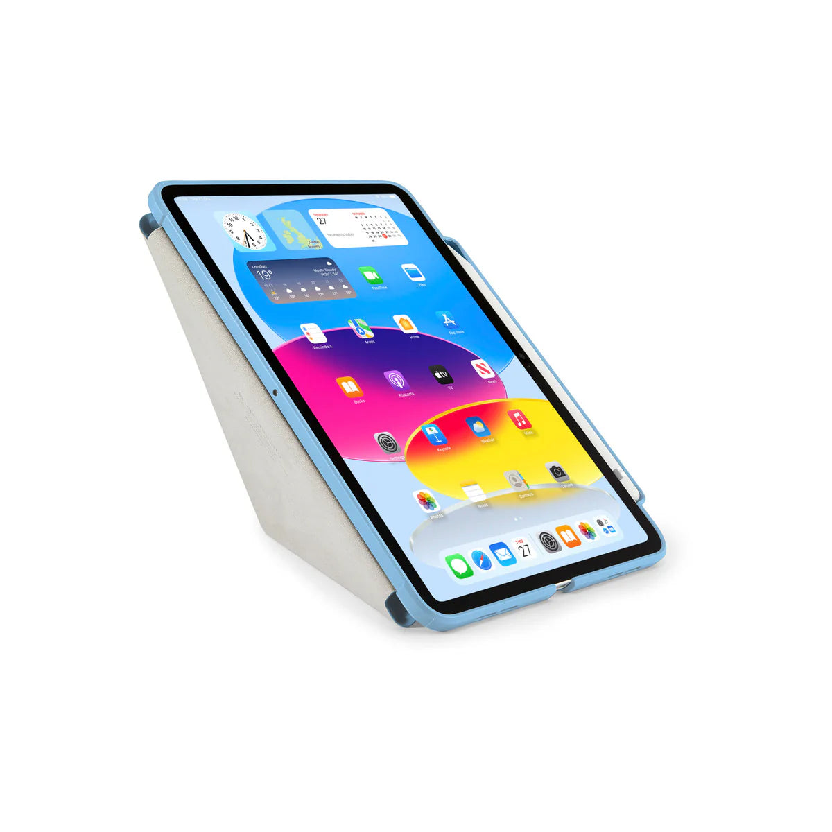 Kryt pre iPad (11./10. generácie) Pipetto Origami No1 Original Case - svetlo modrý