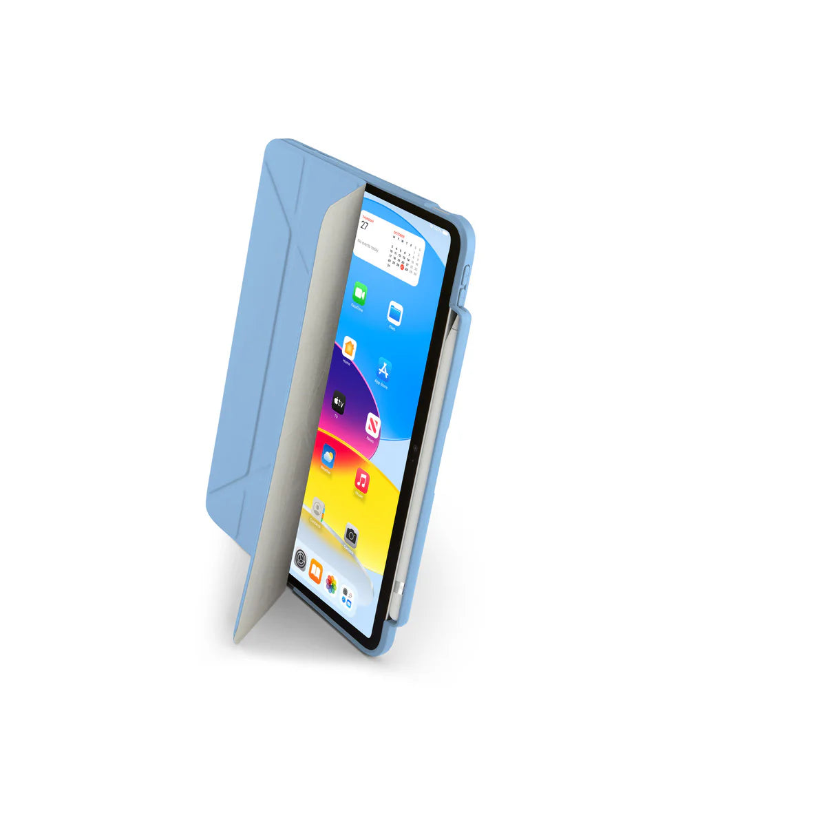 Kryt pre iPad (11./10. generácie) Pipetto Origami No1 Original Case - svetlo modrý