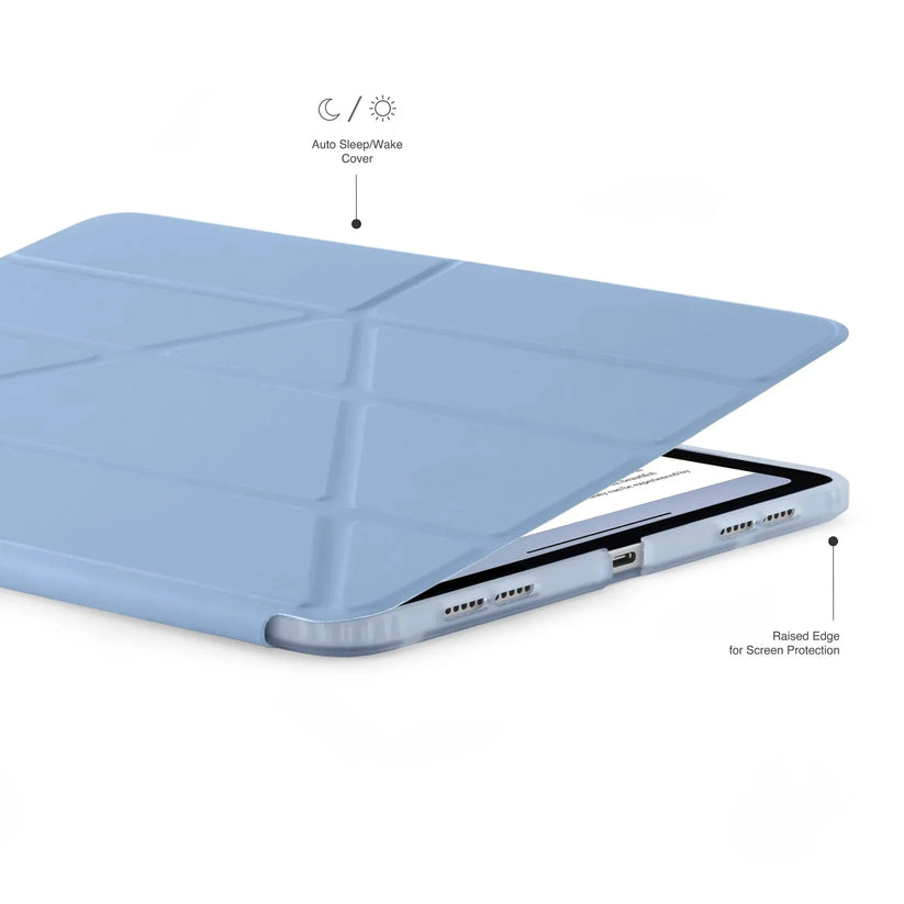 Kryt pre iPad Air 13" (M3,2025/M2,2024) Pipetto Origami No1 Original Case - svetlo modrý - iSTYLE.sk