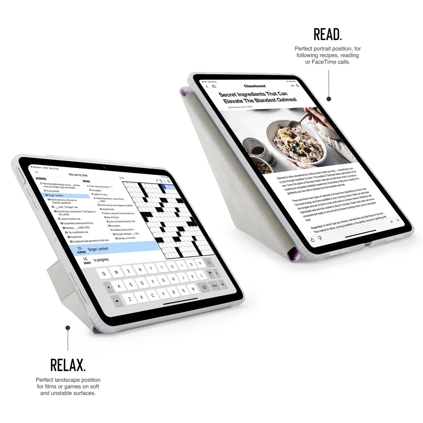 Kryt pre iPad Air Pipetto Origami No1 Original Case - fialový - iSTYLE.sk