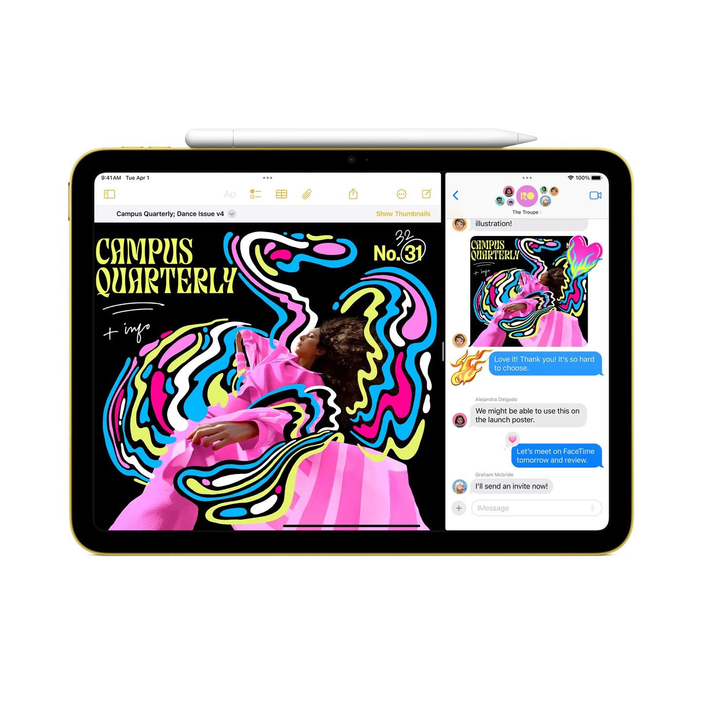 iPad Wi-Fi 128GB - Žltá (A16)