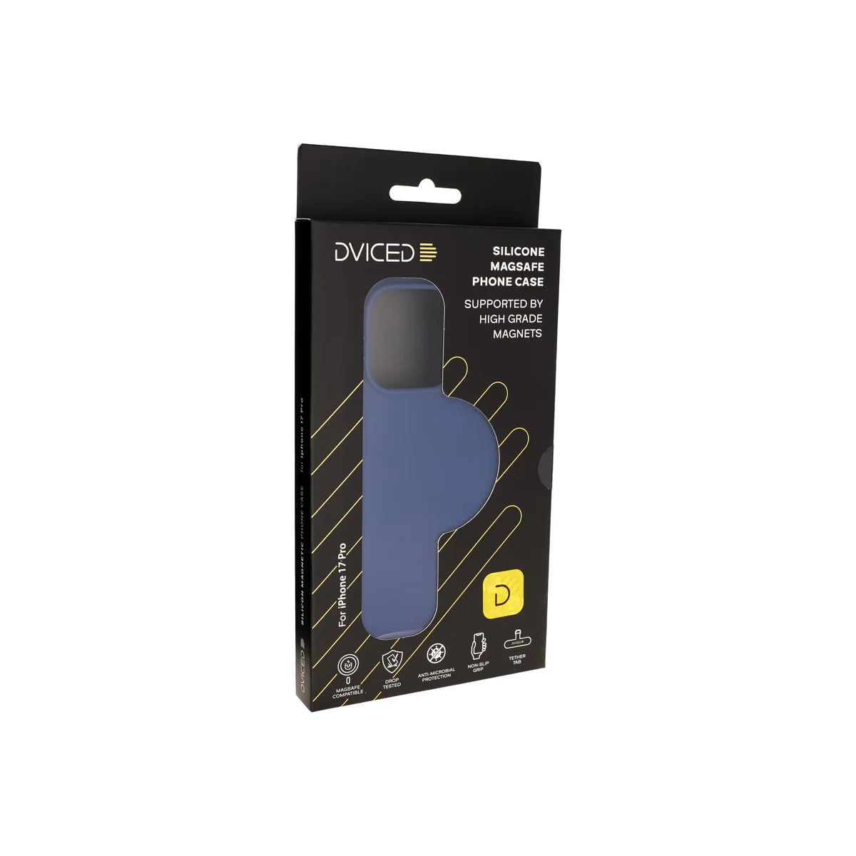 Kryt pre iPhone 17 Dviced Silicone MagSafe Case - modrý