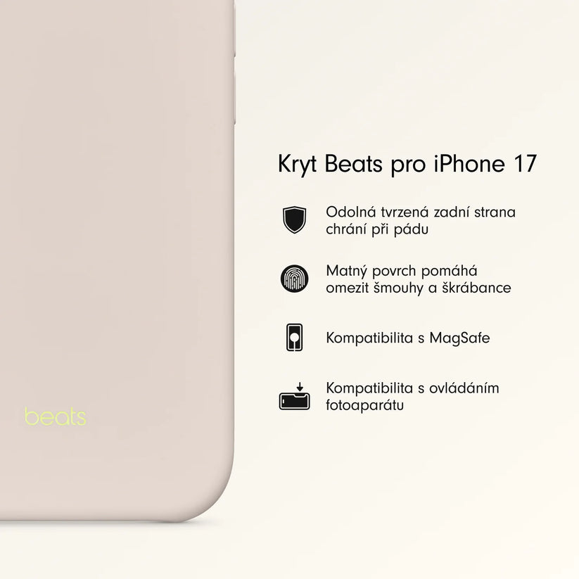 Kryt pre iPhone 17 Beats s MagSafe a ovládačom fotoaparátu - iSTYLE.sk