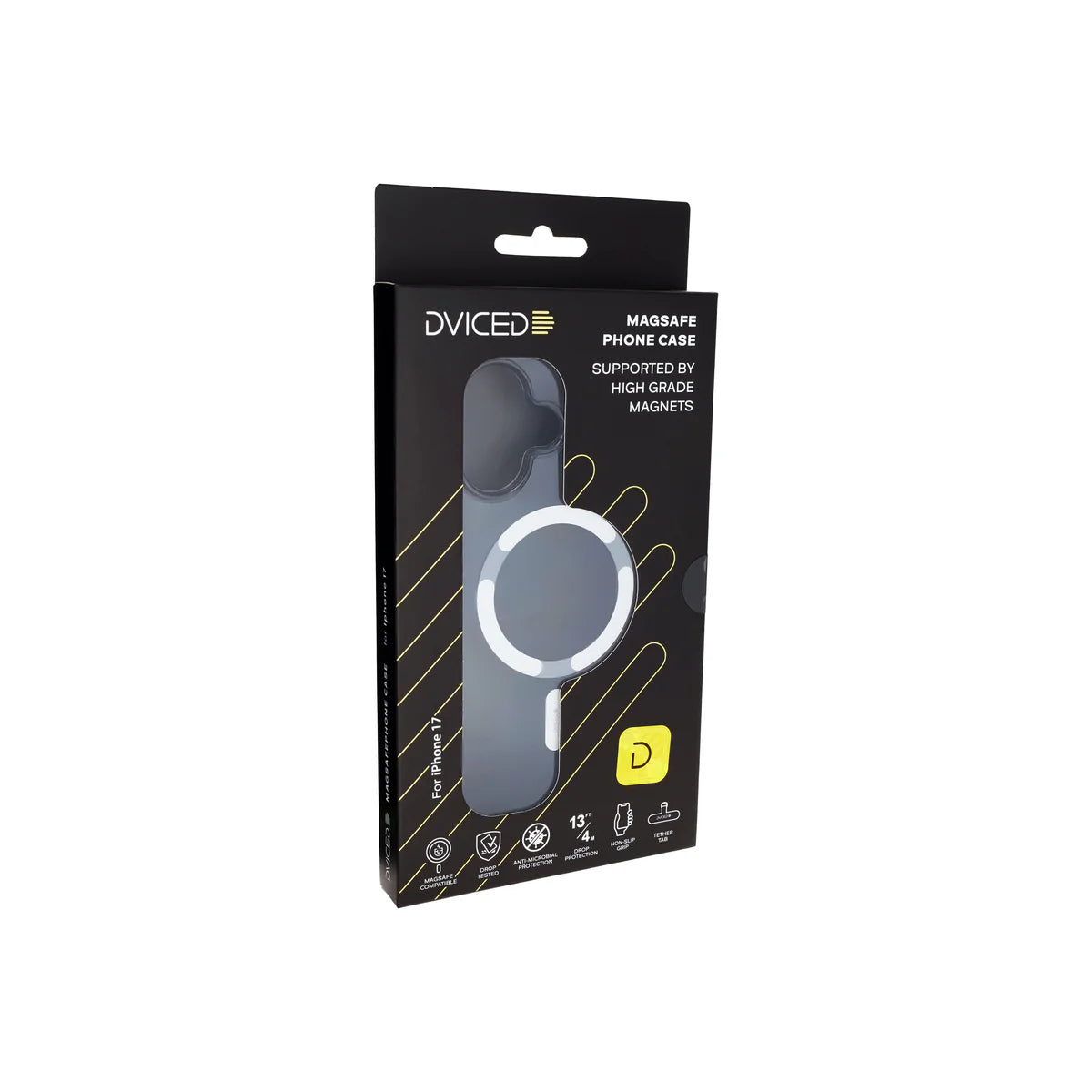 Kryt pre iPhone 17 Dviced MagSafe Smoke Case - strieborný