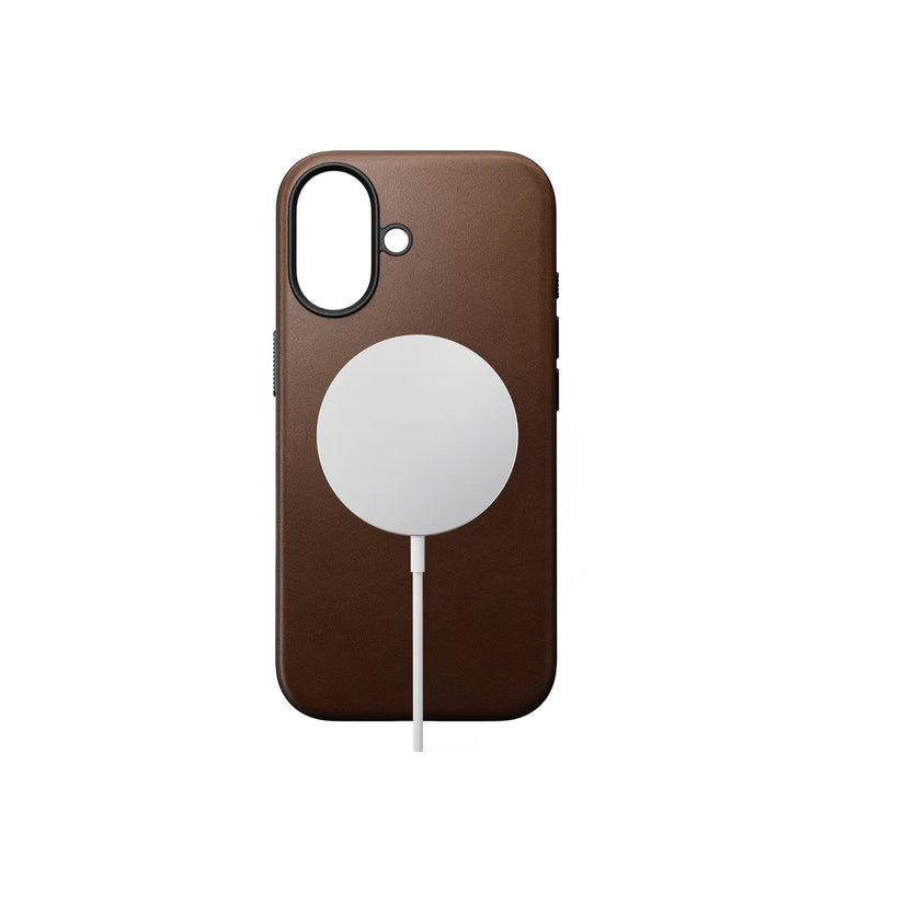 Kryt pre iPhone 17 Nomad Modern Leather Case - hnedý - iSTYLE.sk