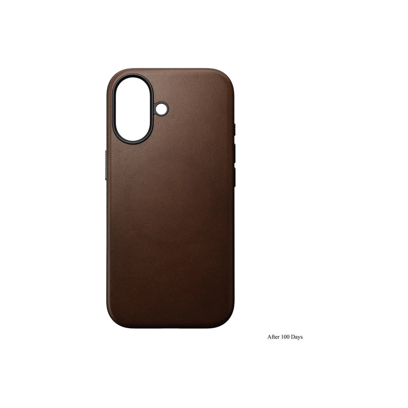 Kryt pre iPhone 17 Nomad Modern Leather Case - hnedý - iSTYLE.sk