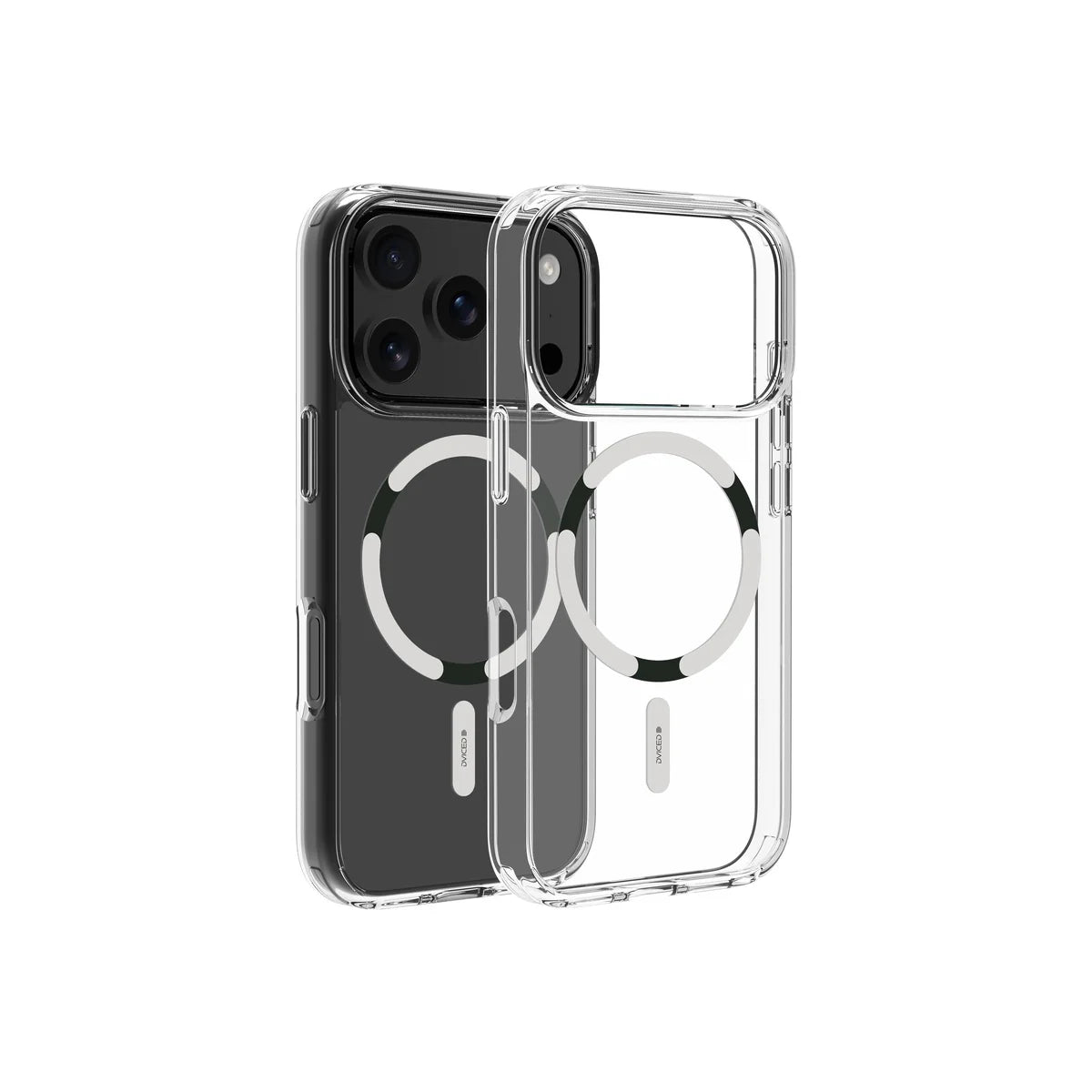 Kryt pre iPhone 17 Pro Dviced MagSafe Clear Case – biely