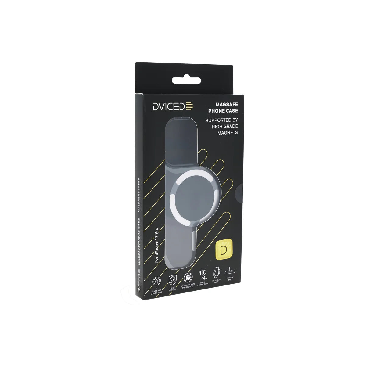 Kryt pre iPhone 17 Pro Max Dviced MagSafe Smoke Case - strieborný
