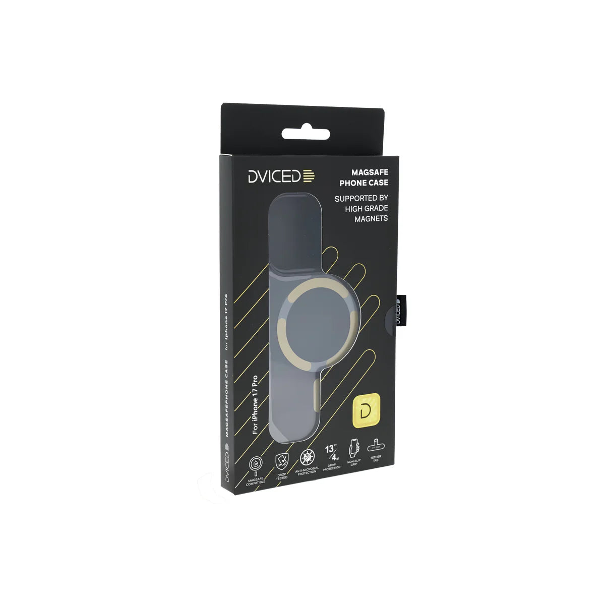 Kryt pre iPhone 17 Pro Dviced MagSafe Smoke Case - zlatý