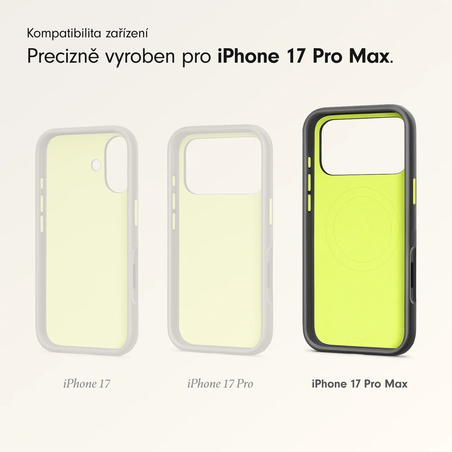 Odolný kryt pre iPhone 17 Pro Max Beats s MagSafe a ovládačom fotoaparátu