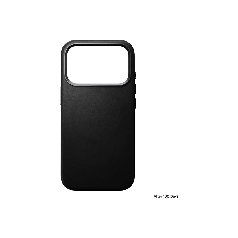 Kryt pre iPhone 17 Pro Max Nomad Traditional Leather Case - čierny - iSTYLE.sk