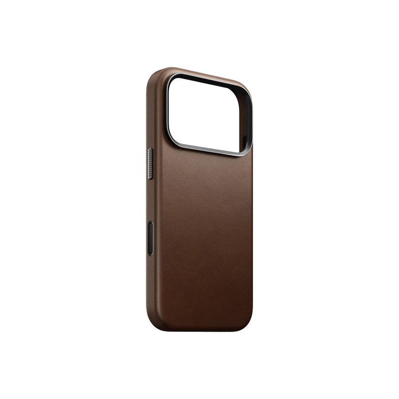 Kryt pre iPhone 17 Pro Max Nomad Traditional Leather Case - hnedý - iSTYLE.sk