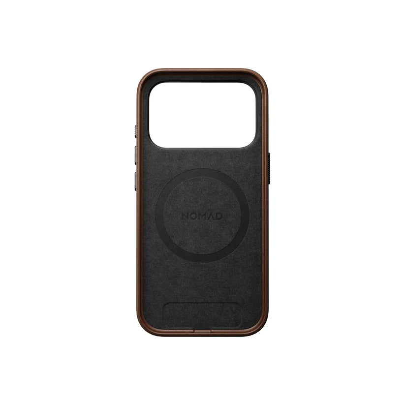 Kryt pre iPhone 17 Pro Max Nomad Traditional Leather Case - hnedý - iSTYLE.sk
