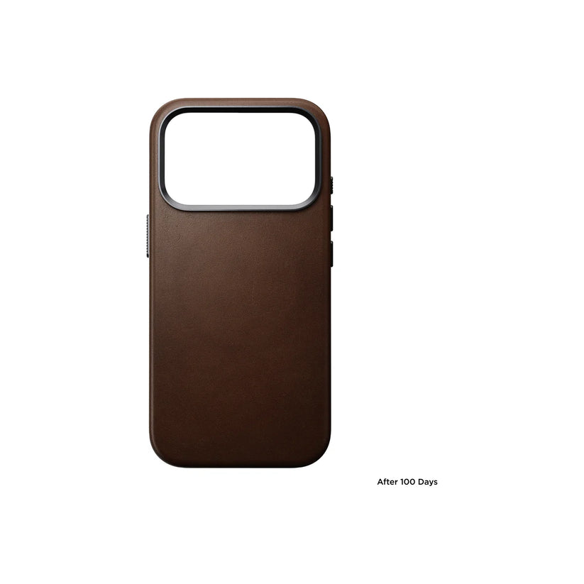 Kryt pre iPhone 17 Pro Max Nomad Traditional Leather Case - hnedý - iSTYLE.sk