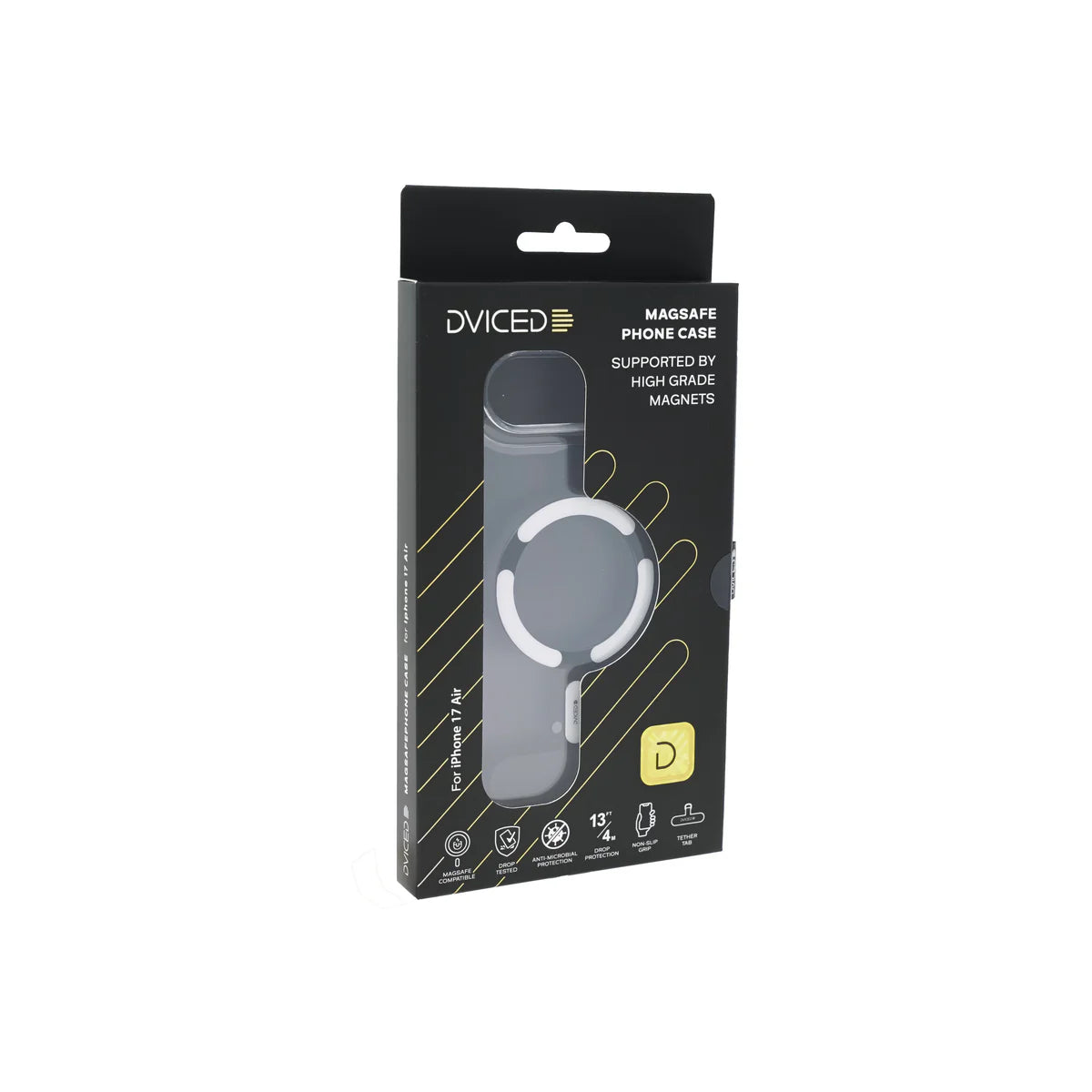 Kryt pre iPhone Air Dviced MagSafe Clear Case - biely