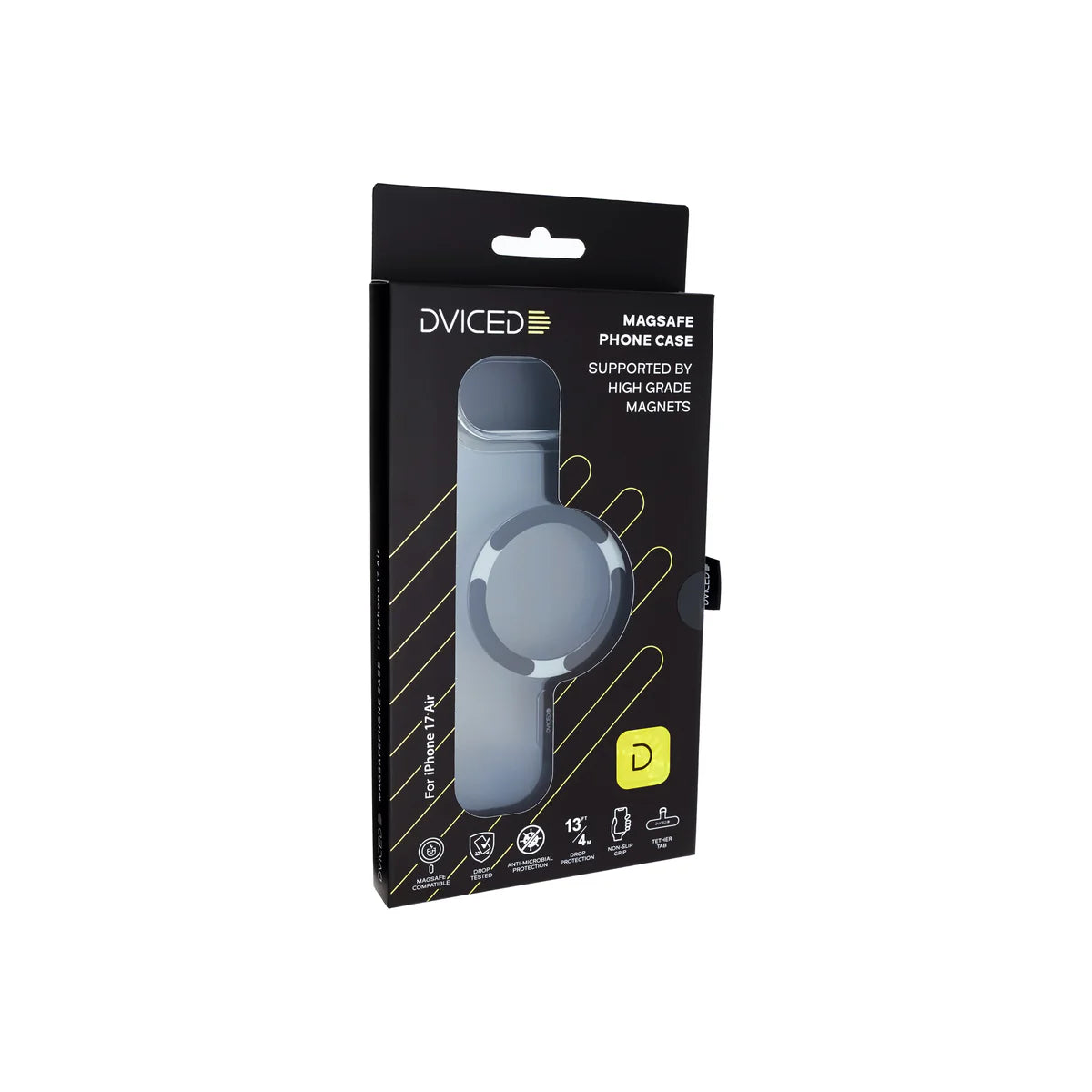 Kryt pre iPhone Air Dviced MagSafe Clear Case - čierny
