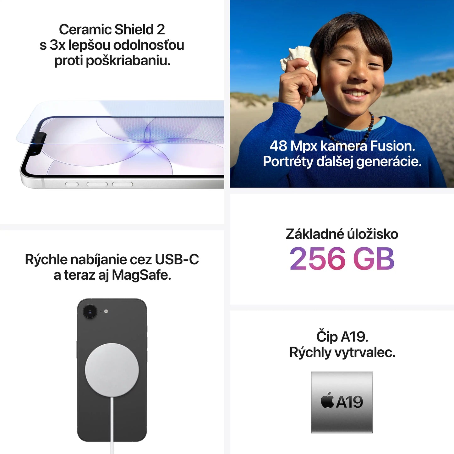 iPhone 17e 256GB Čierna