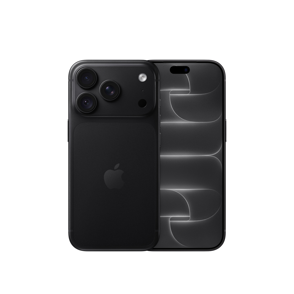 iPhone 18 Pro 256 GB čierna – pohľad spredu a zozadu