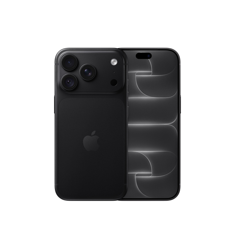 iPhone 18 Pro 256 GB čierna – pohľad spredu a zozadu