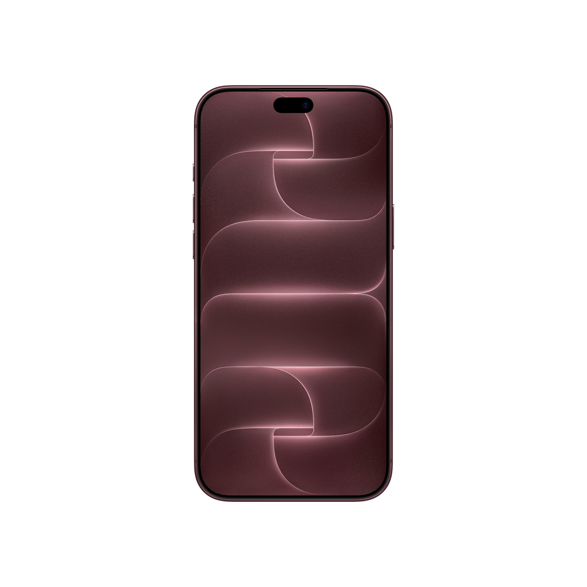 iPhone 18 Pro Max burgundská – pohľad spredu
