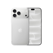 iPhone 18 Pro Max 2 TB strieborná – pohľad spredu a zozadu