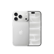 iPhone 18 Pro 1 TB strieborná – pohľad spredu a zozadu