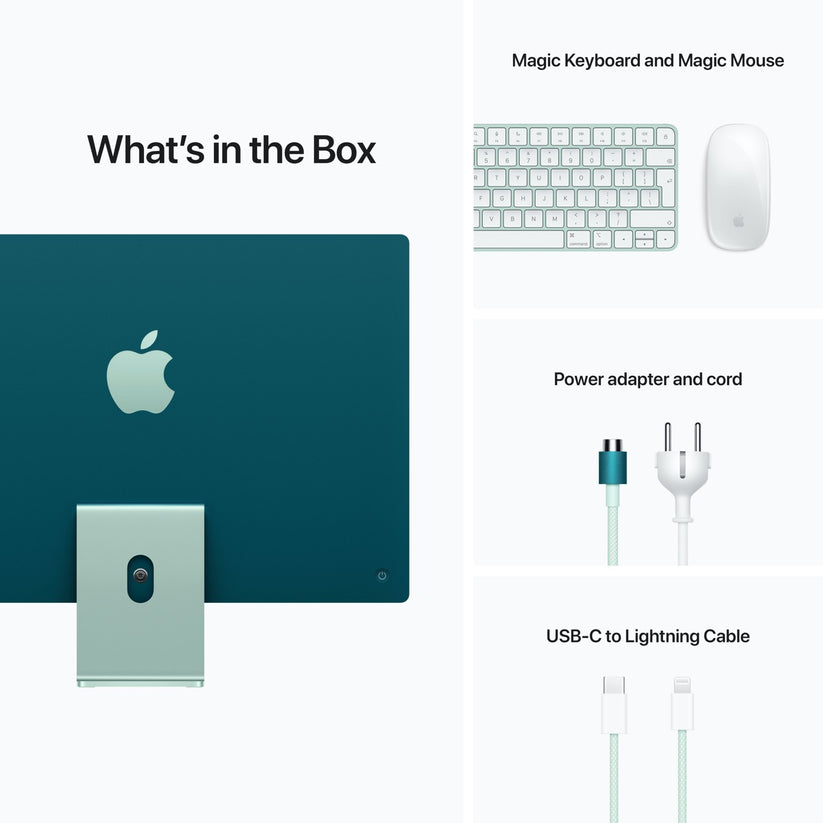 Apple iMac 24 Zelený/M1/8CPU/8GPU/8GB RAM/512GB SSD - Slovenská klávesnica