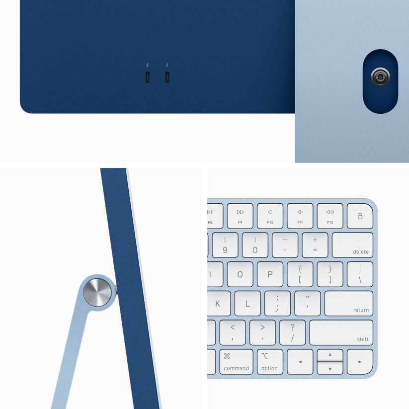 24-palcový iMac s Retina 4.5K displejom: Apple M3 čip s 8 jadrovým CPU a 10 jadrovým GPU, 256GB SSD - Blue