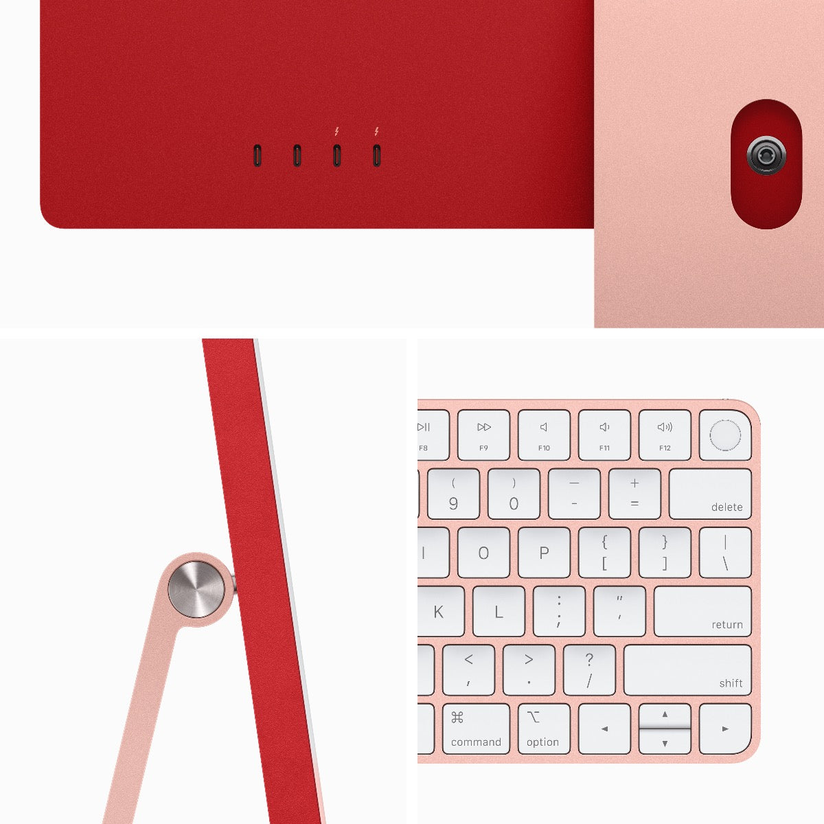 24-palcový iMac s Retina 4.5K displejom: Apple M3 čip s 8 jadrovým CPU a 10 jadrovým GPU, 512GB SSD - Pink