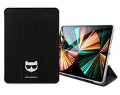 Karl Lagerfeld Head Saffiano Case for iPad Pro 12.9 (2022) Black