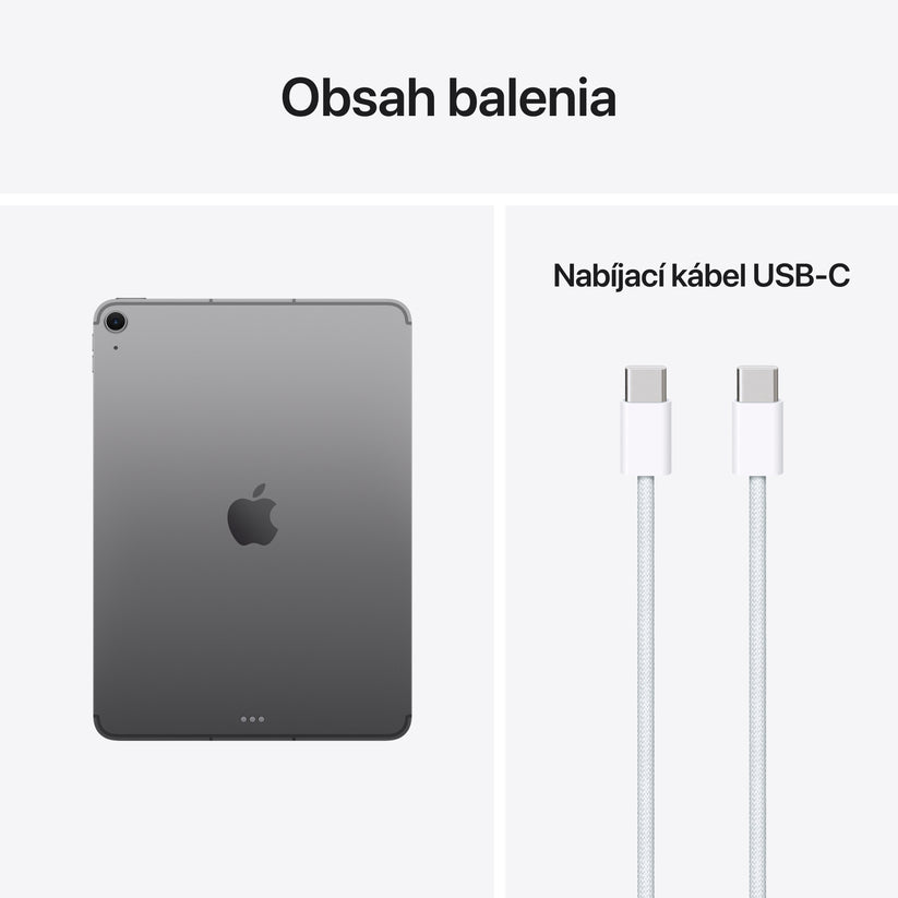 11-palcový iPad Air M4 Wi‑Fi + Cellular, 512 GB, farba vesmírne sivá – fotografia 10 z 10