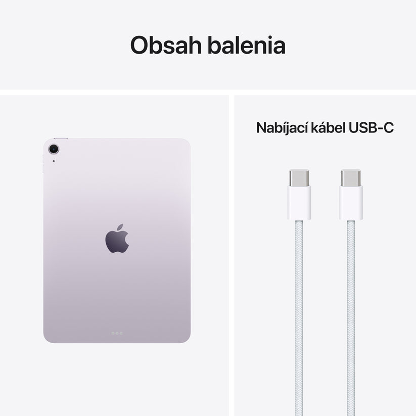 11-palcový iPad Air M4 Wi‑Fi, 128 GB, farba fialová – fotografia 10 z 10