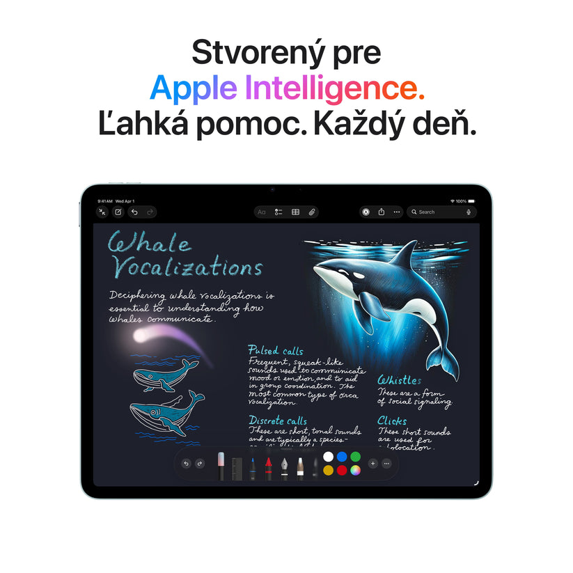 13-palcový iPad Air M4 Wi‑Fi, 128 GB, farba modrá – fotografia 5 z 10