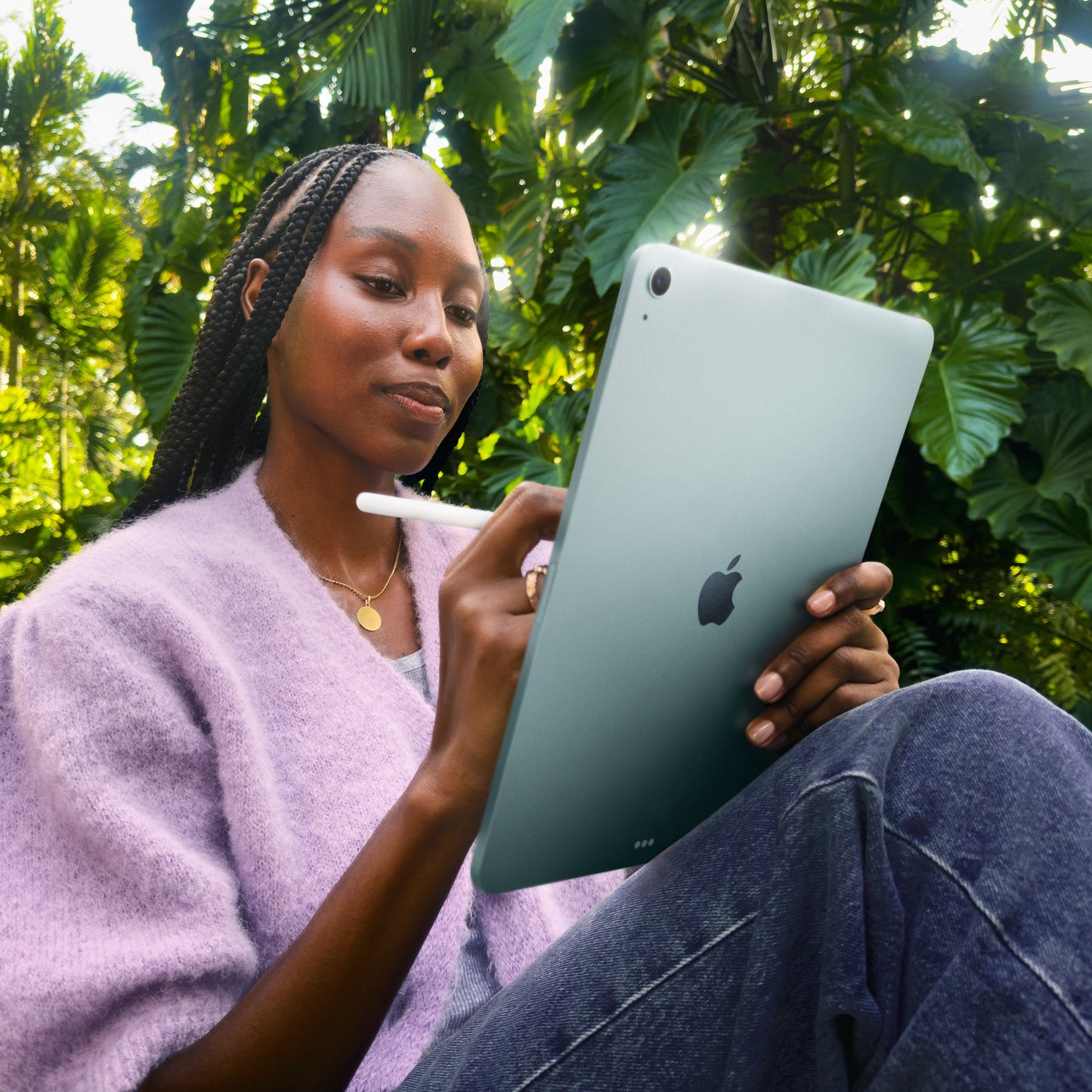 13-palcový iPad Air M4 Wi‑Fi, 128 GB, farba modrá – fotografia 8 z 10
