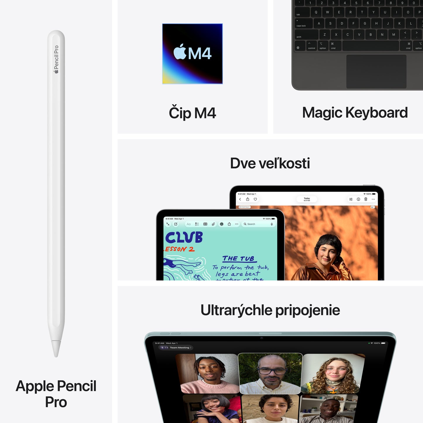13-palcový iPad Air M4 Wi‑Fi, 128 GB, farba modrá – fotografia 9 z 10