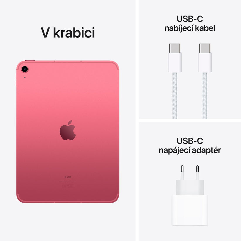 Apple iPad 10,9palcový Wi-Fi + Cellular 256GB - Pink
