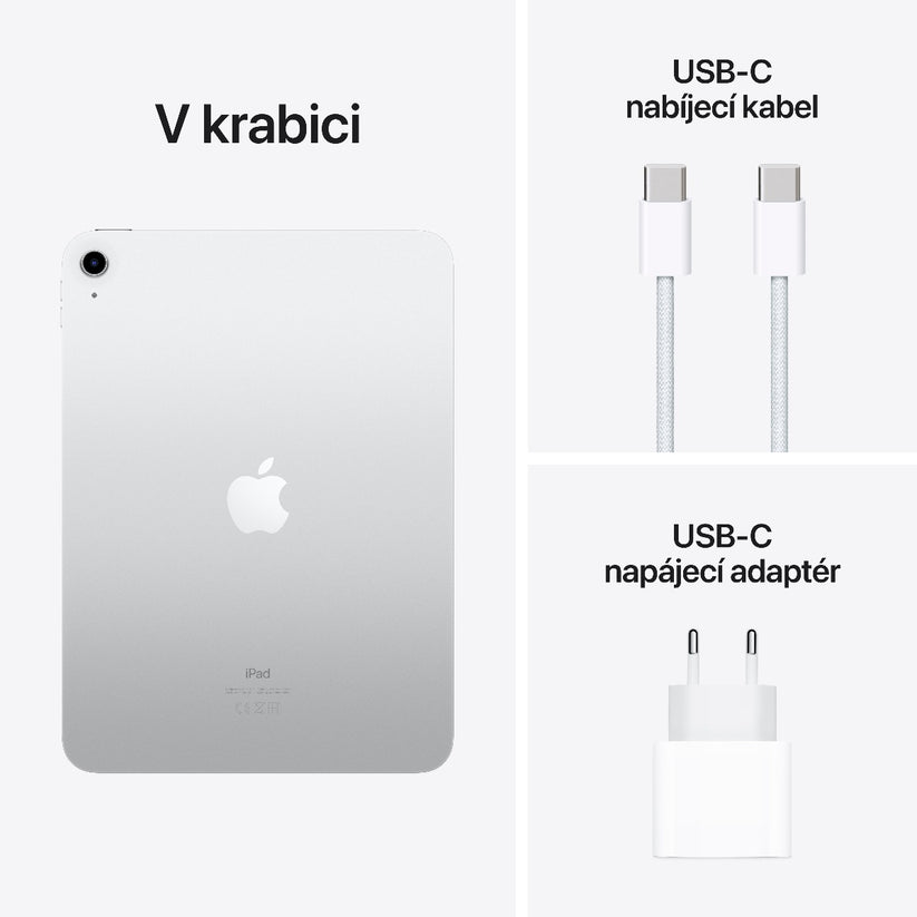 Apple iPad 10,9palcový Wi-Fi 64GB - Strieborný
