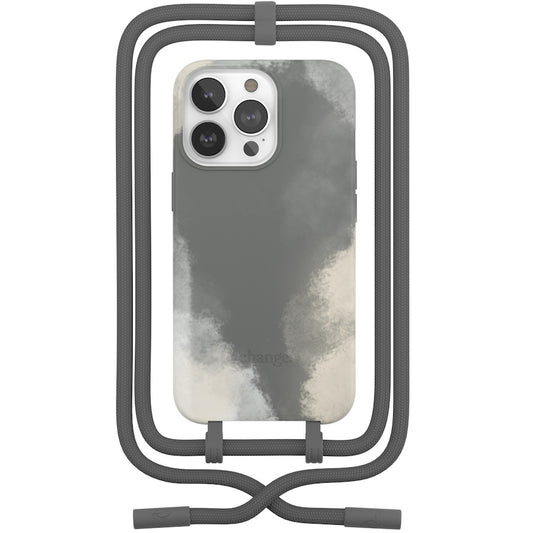 Woodcessories Change Batik/TieDye Case for iPhone 13 Pro Max - Anthracite Grey