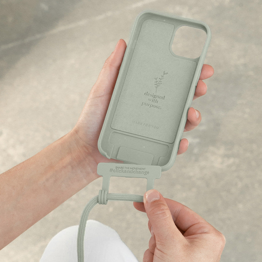 Woodcessories Change Case Bio - Green - iPhone 14 Plus