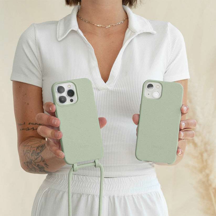 Woodcessories Change Case Bio - Green - iPhone 14 Plus