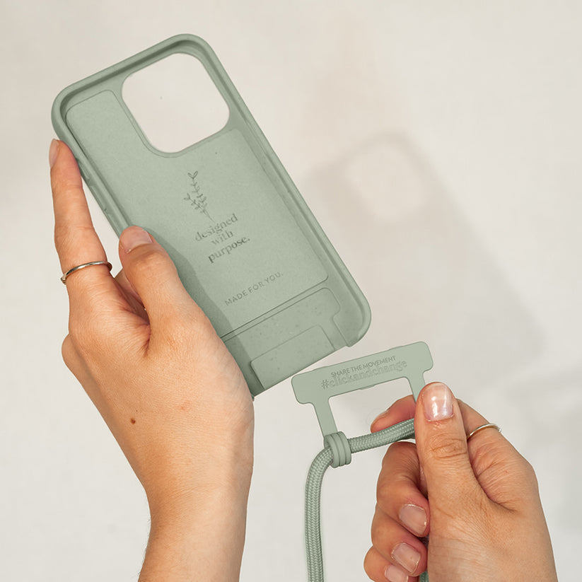 Woodcessories Change Case Bio - Green - iPhone 14 Plus
