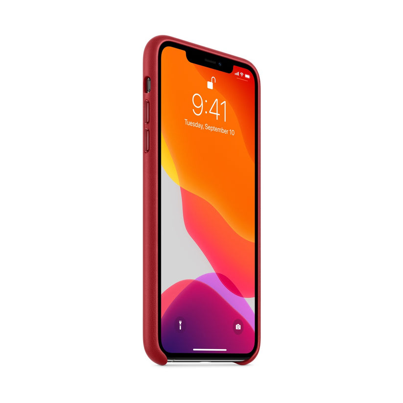 Apple kožený kryt na iPhone 11 Pro Max - (PRODUCT)RED