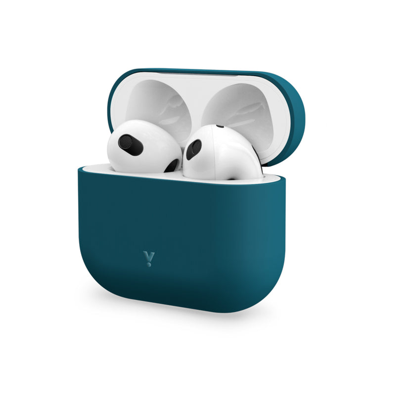 iStyle Silicone Cover Airpods 3 - tmavo modrá