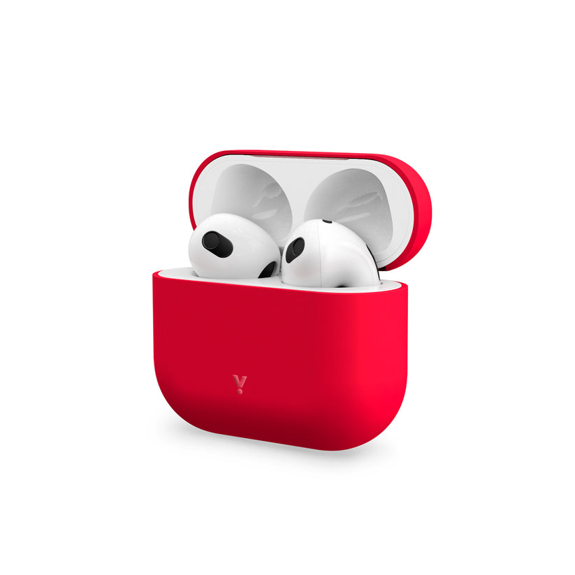 iStyle Silicone Cover Airpods 3 - červený