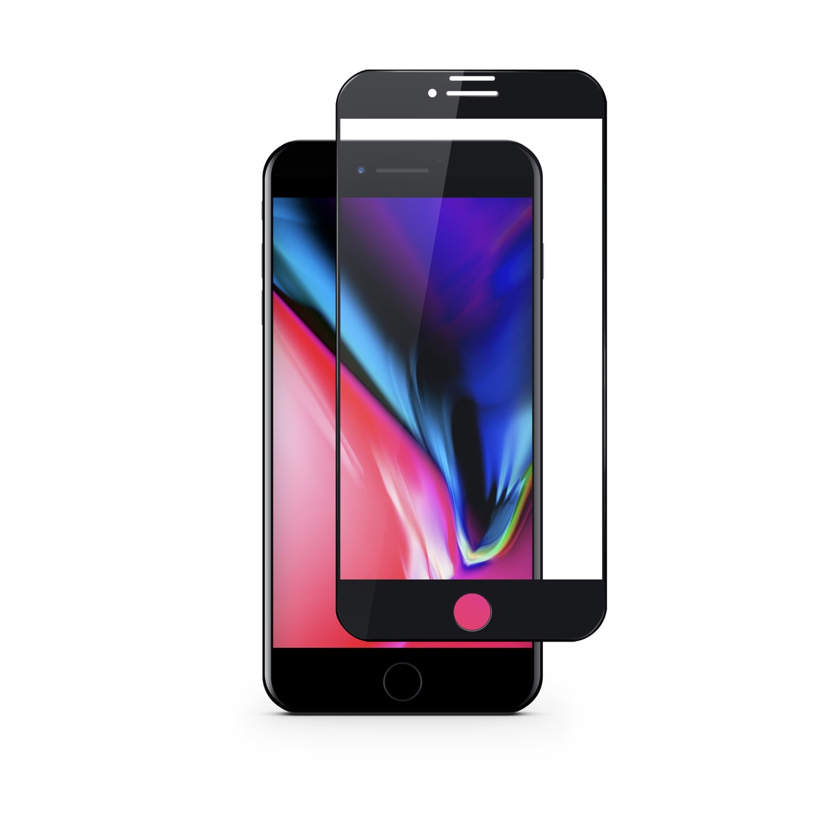 iSTYLE 3D+ GLASS iPhone 6/6S/7/8 - cierna