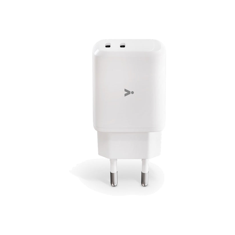 iStyle DOUBLE USB-C 45W CHARGER - Biela