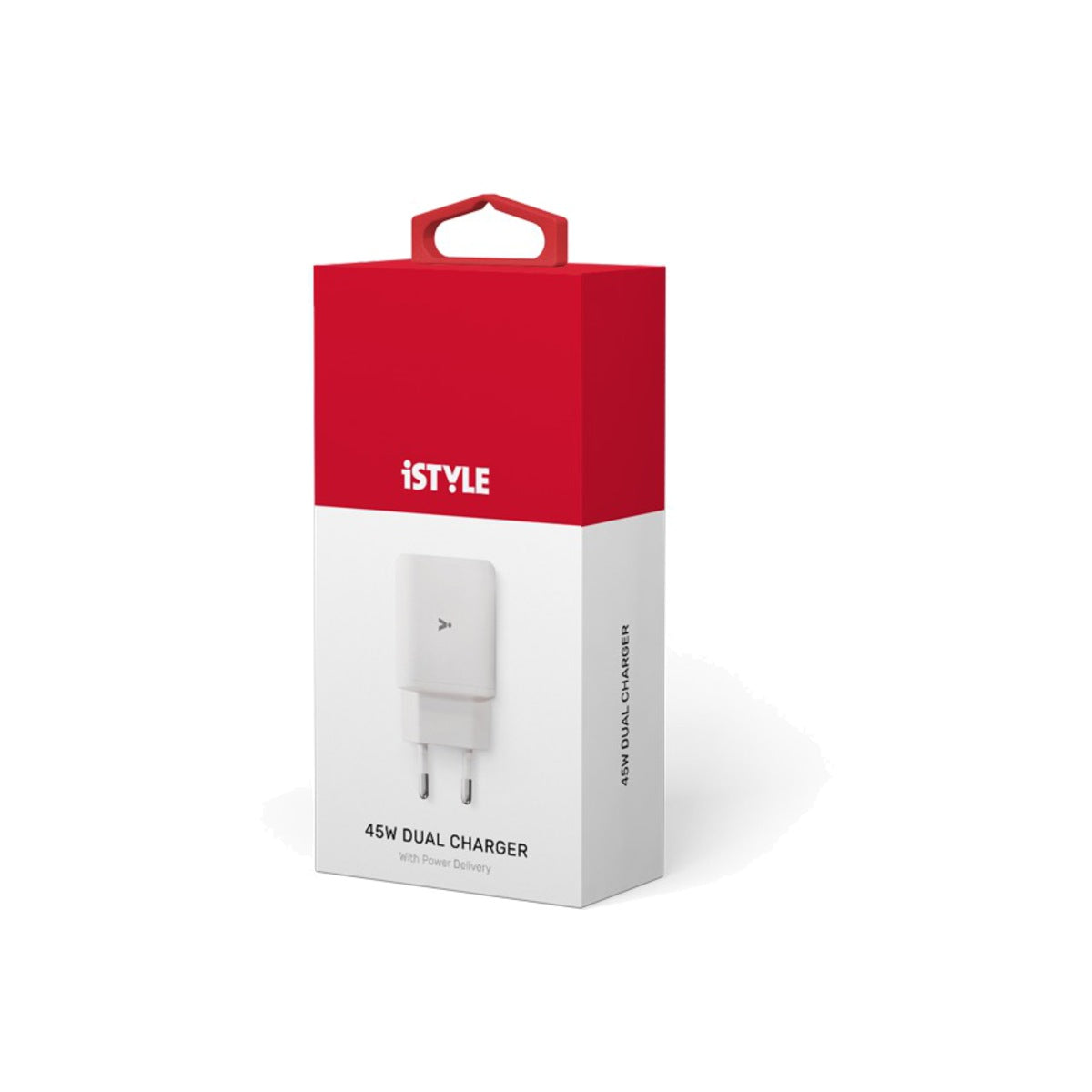 iStyle DOUBLE USB-C 45W CHARGER - Biela
